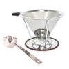 Stainless Steel Pour Over Coffee Dripper - cafebrew