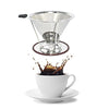 Stainless Steel Pour Over Coffee Dripper - cafebrew