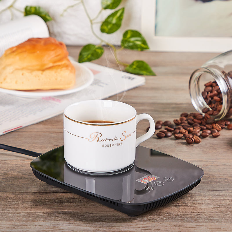  Demasone Coffee Warmer, Coffee Mug Warmer with Smart Sensor  Switch, Coffee Cup Warmer for Desk，Thermostatic Electric Mug Warmer for  Heating Coffee, Beverage, Milk, Tea, White: Home & Kitchen