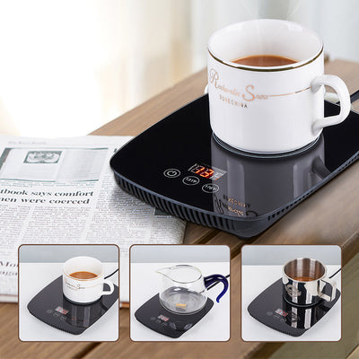 nicelucky Coffee Mug Warmer for Desk with Heating Function 25 Watt Electric  Beverage Warmer with Adjustable Temperature 131℉/ 55℃or 167℉/ 75℃ (Without